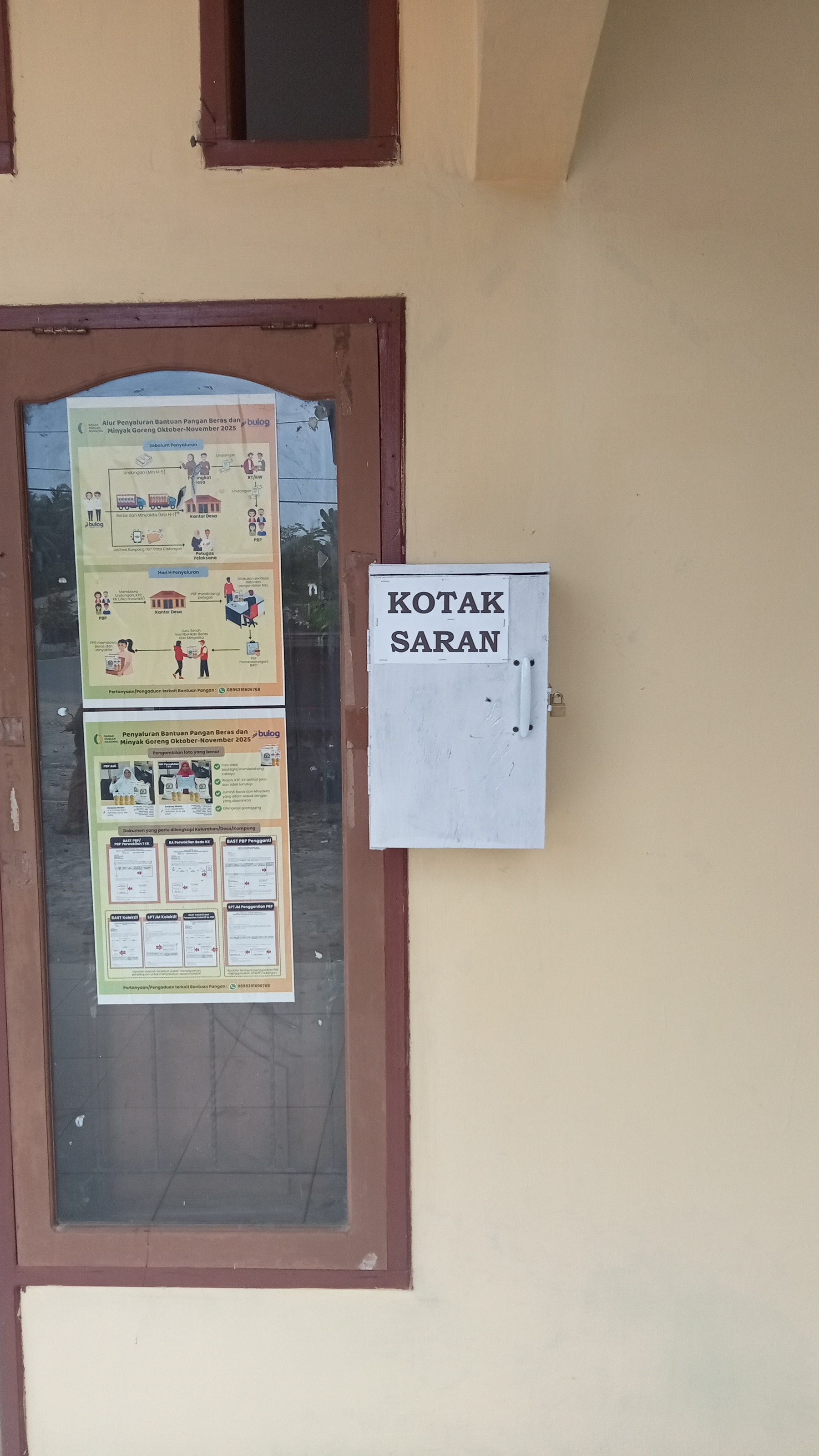 Kotak saran Desa Suli Indah
